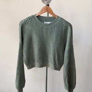 Hollister Knit Crop Sweater Womens XS